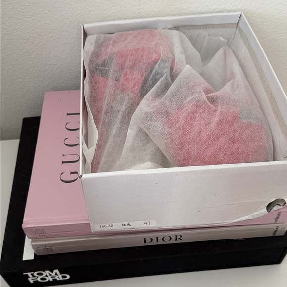 Red Patent Platform Stiletto Heels 6” Ankle Strap Sexy Size 42 Fits US 9.5 10 - Picture 17 of 17